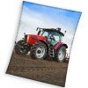 44110 detska deka traktor na poli 130x160 cm