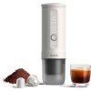 outin nano portable espresso machine pearl white