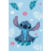 ST 120041 fleece deka lilo and stitch blue