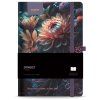 Blok FLOWERS Blossom B5 linka s gumou