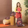 detsky batoh na kolieskach perletti green fox hedgehog 14403