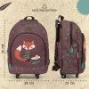 detsky batoh na kolieskach perletti green fox hedgehog 14403