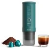 outin nano portable espresso machine teal