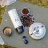 outin nano portable espresso machine pearl white