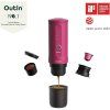 outin nano portable espresso machine crimson red