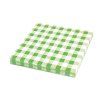 ubrousky 1 vrstve 33 x 33 cm karo zelene 100 ks
