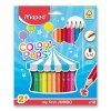 Pastelky trojboké MAPED Jumbo Color Peps - 18 barev