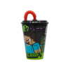 detsky pohar so slamkou minecraft 430 ml 40430