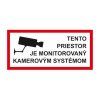 samolepka tento priestor je monitorovany