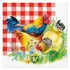 ubrousky paw l 33x33cm chicken couple