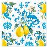 ubrousky paw l 33x33cm sicilian floral whimsy