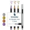 popisovac schneider paint it 020 metallic hrot 1 2mm sada 4 ks