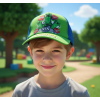 Kšiltovka Minecraft 662 zelenomodrá