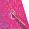 kreativni sada maped scratching stickers barbie