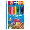 Pastelky JUNIOR Ocean World JUMBO trojhranné - sada 12 ks
