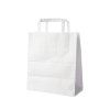 papirova taska 22x10x28 cm bila 50ks