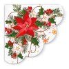 ubrousky paw r 32cm poinsettia composition