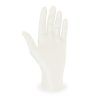 rukavice latexove bile nepudrovane m 100 ks