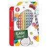 pastelky trojhranne stabilo easycolors pro pravaky 12 ks