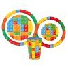 126679 3 dilny plastovy set kosticky velikost uni