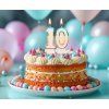 svicka dortova cislice 1 bio glitter 8 5 cm