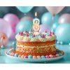 svicka dortova cislice 3 bio glitter 8 5 cm
