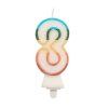 svicka dortova cislice 3 bio glitter 8 5 cm