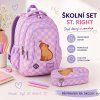 Set St.Right Kapybara - školní batoh, penál/pouzdro