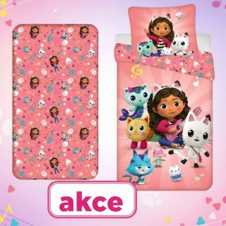✨ Akce: Sada Gabby's Dollhouse povlečení a prostěradlo! ✨ Splněný sen pro každou holčičku! 💖 Toto rozkošné 100% bavlněné...