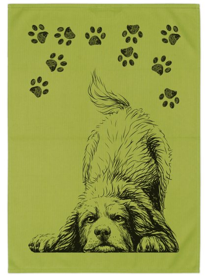 Pes zelená celá zmv1300