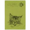 Kotě s drápkem zelená celá zmv1300