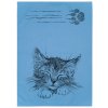 Kotě s drápkem modrá celá zmv1300