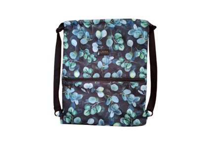 Dámský batoh stahovací vak na záda Mazel Eukalyptus (1)