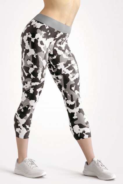 art of camo black front 3 4 leggings by utopy