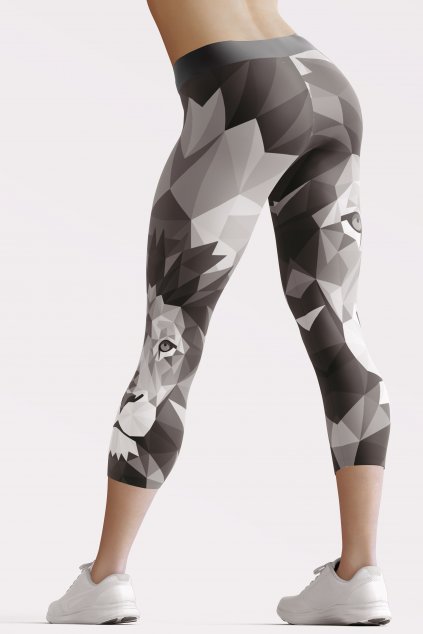 grey lion 3 4 leggings back by utopy