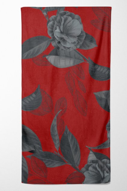 Beach Towel with Decorative Trim