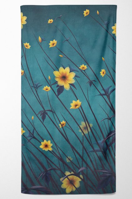 Beach Towel with Decorative Trim