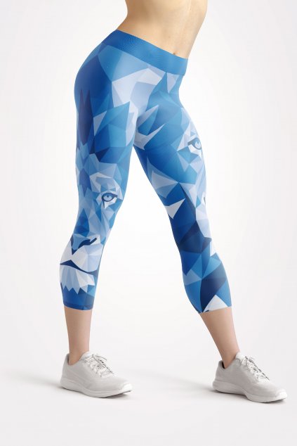 blue lion front 3 4 leggings by utopy