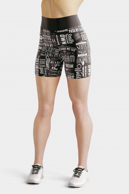 biker shorts black headliner front by utopy