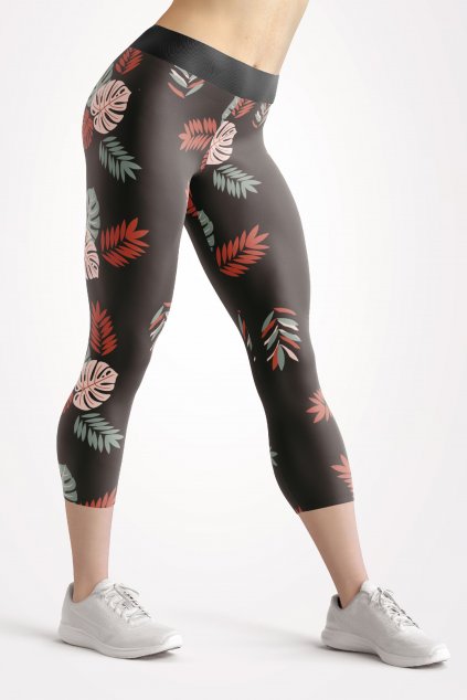 elegant jungle front 3 4 leggings by utopy