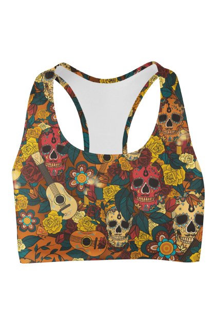 los muertos sport bra front by utopy