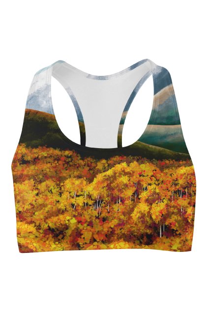 mountain valey sport bra front by utopy