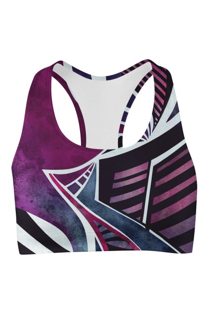 sacred lines sport bra front by utopy