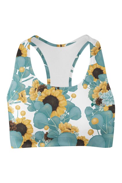 sunflower sport bra front by utopy
