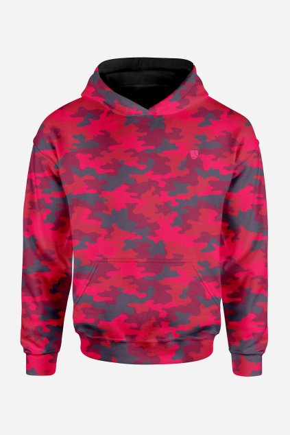 abstract panska mikina art of camo red by utopy