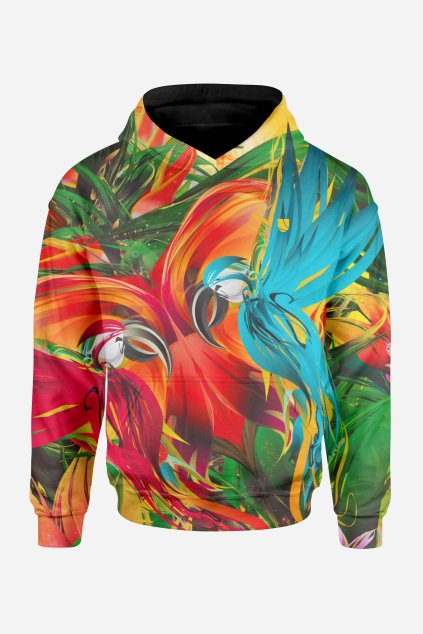 abstract panska mikina birds by utopy