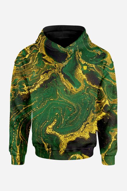 abstract panska mikina green ease by utopy