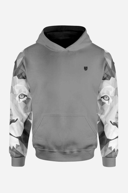 abstract panska mikina grey lion by utopy 1@0,5x