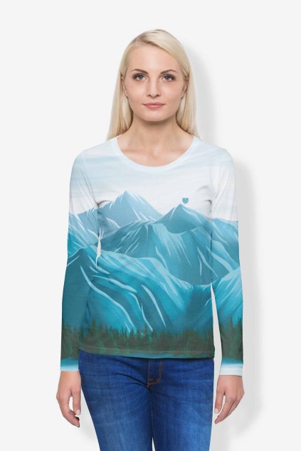 Damske dlouhe tricko winter mountains UTOPY