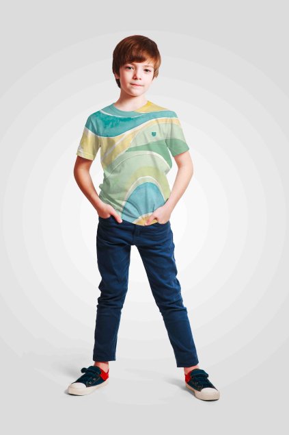 Detske tricko Pastel hills by utopy